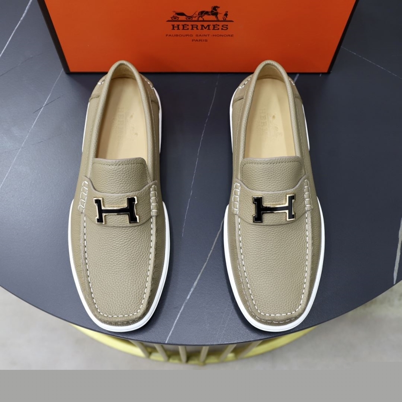H**mes leather shoes